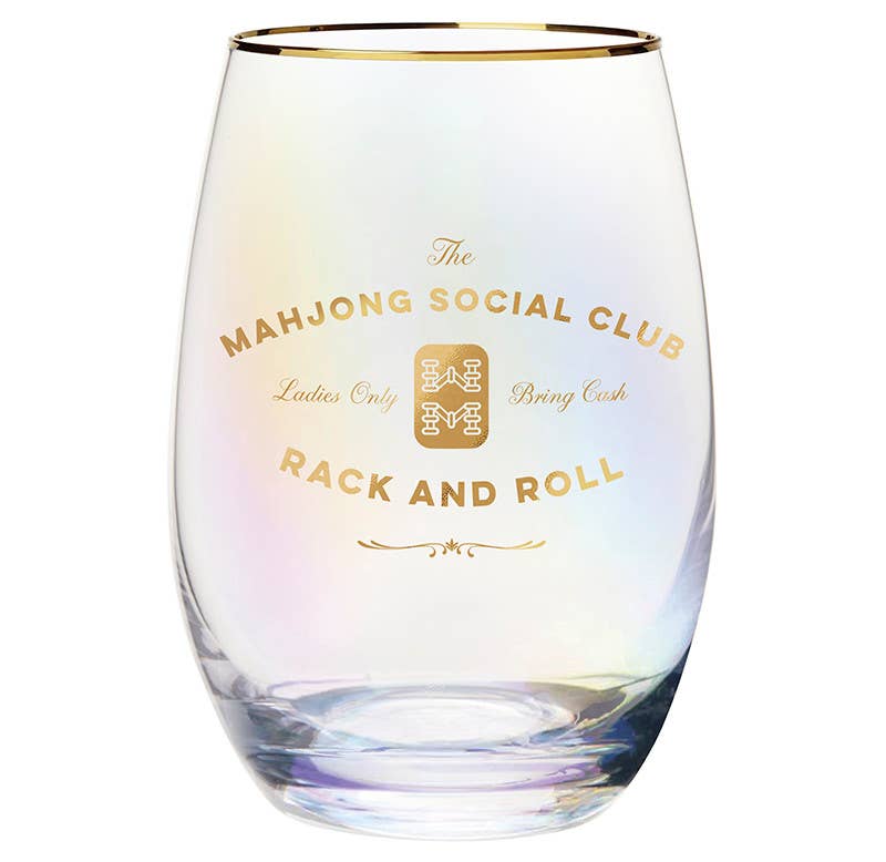 Stemless Wine Glass - Mahjong Social Club