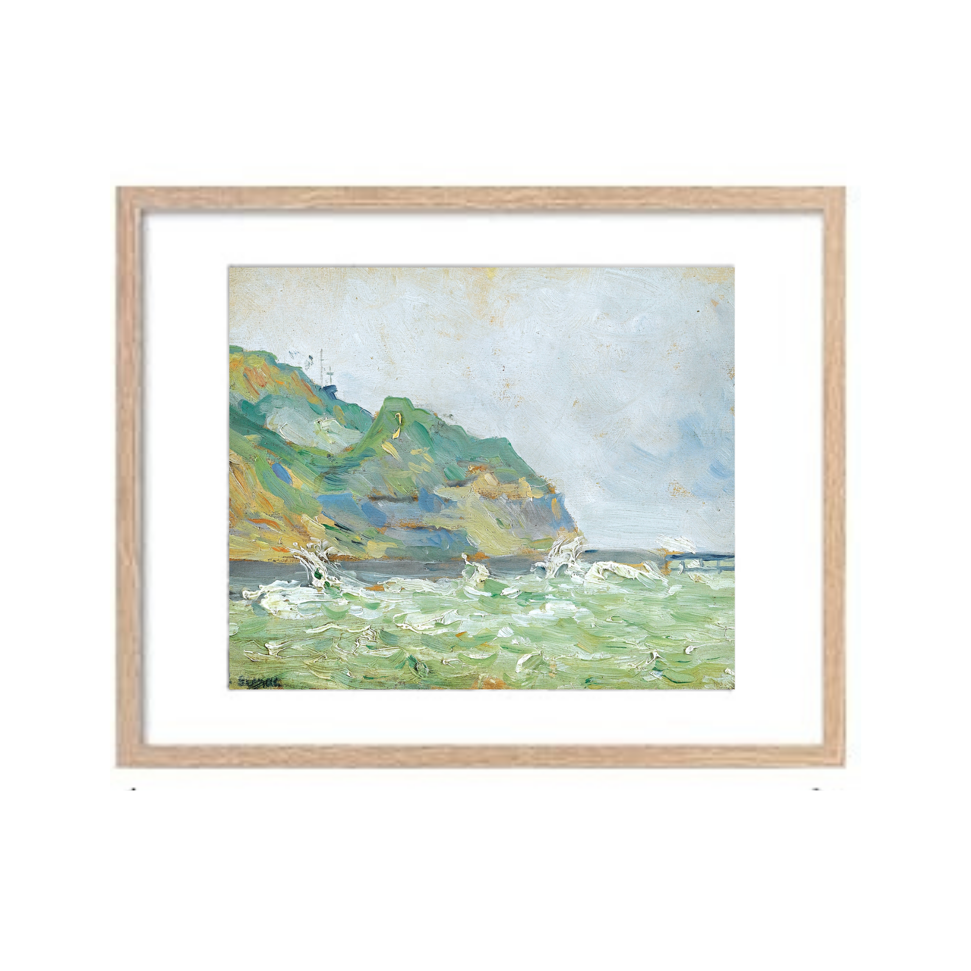 Abstract Normandy, France Framed Print 11x14