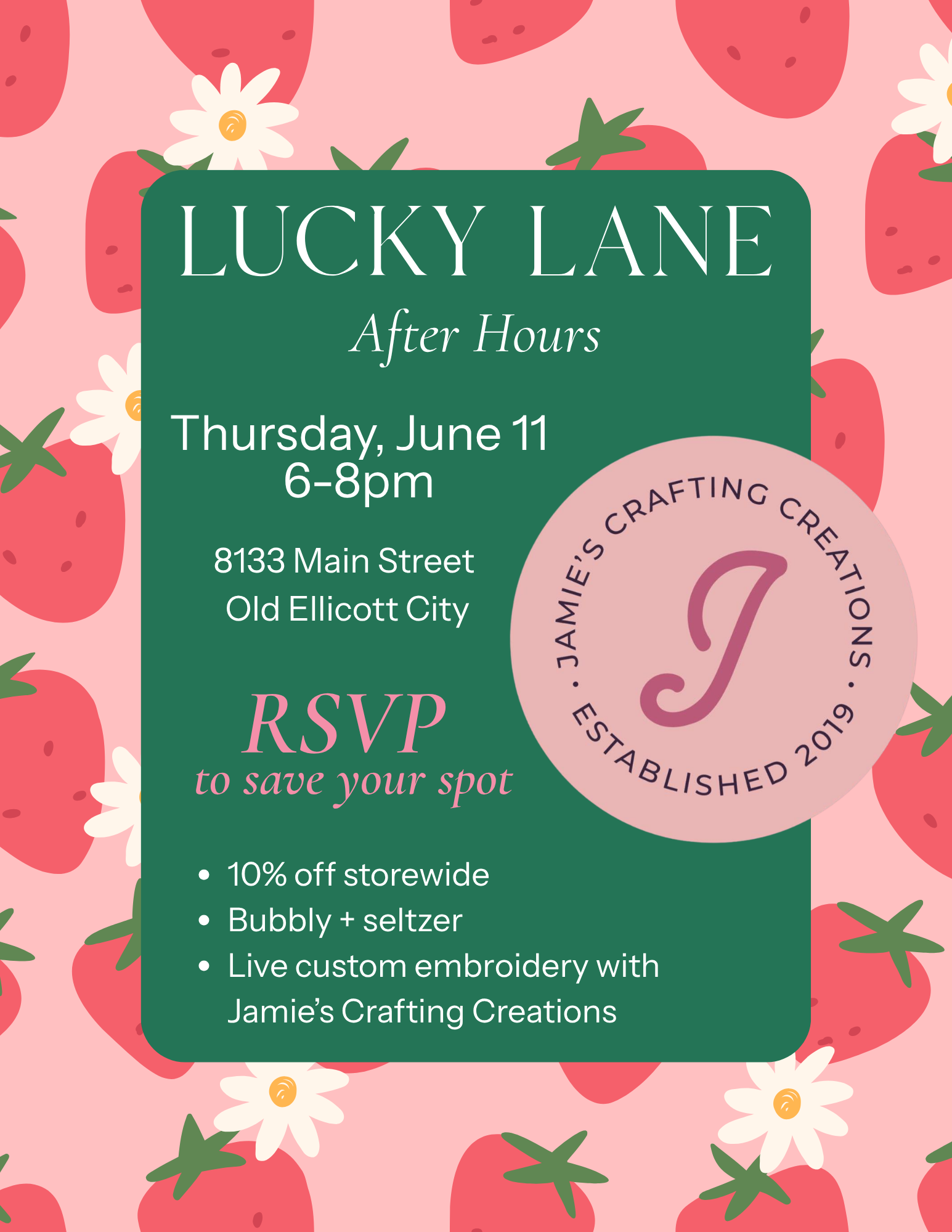 Lucky Lane Summer Kick Off Event