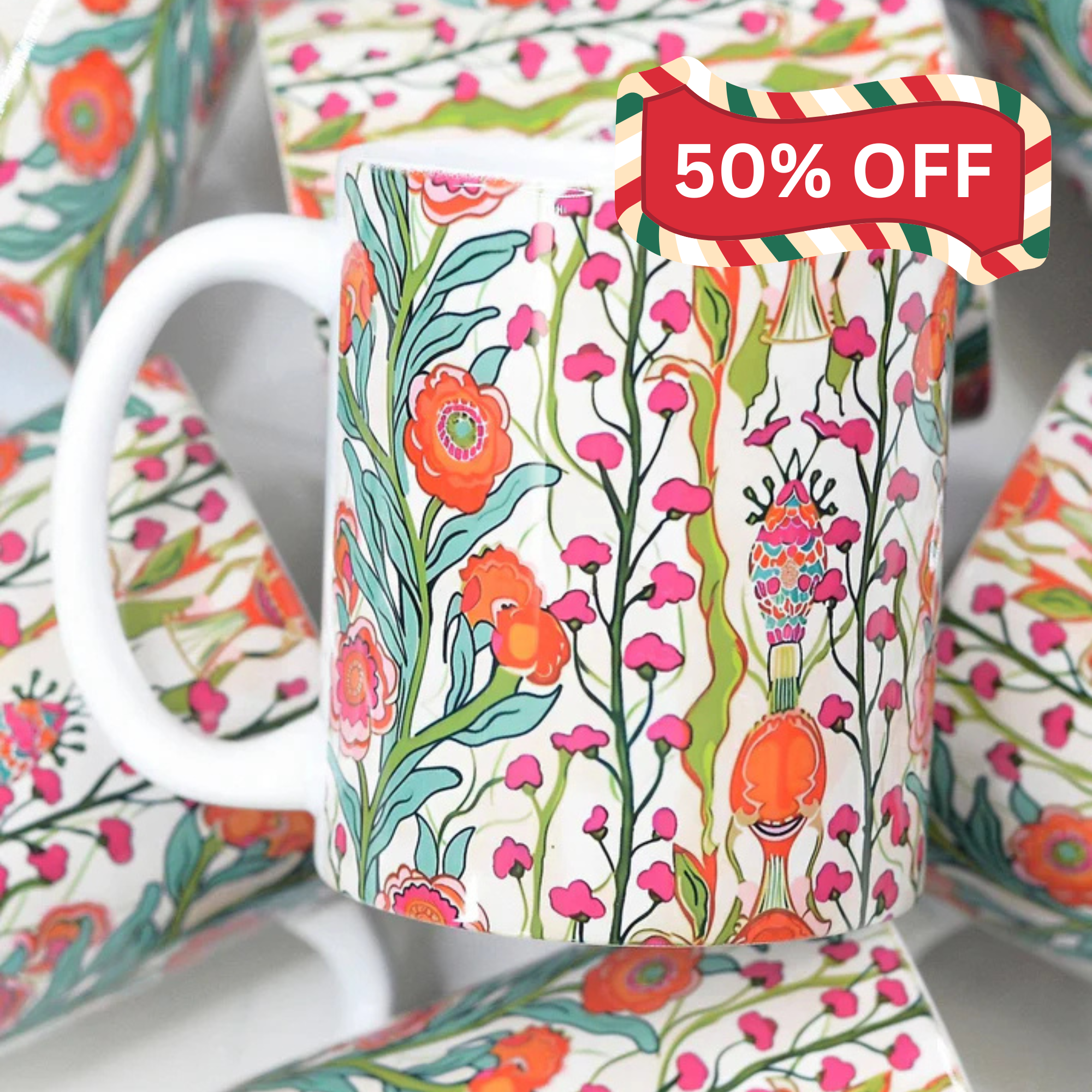 Spring Floral Mug