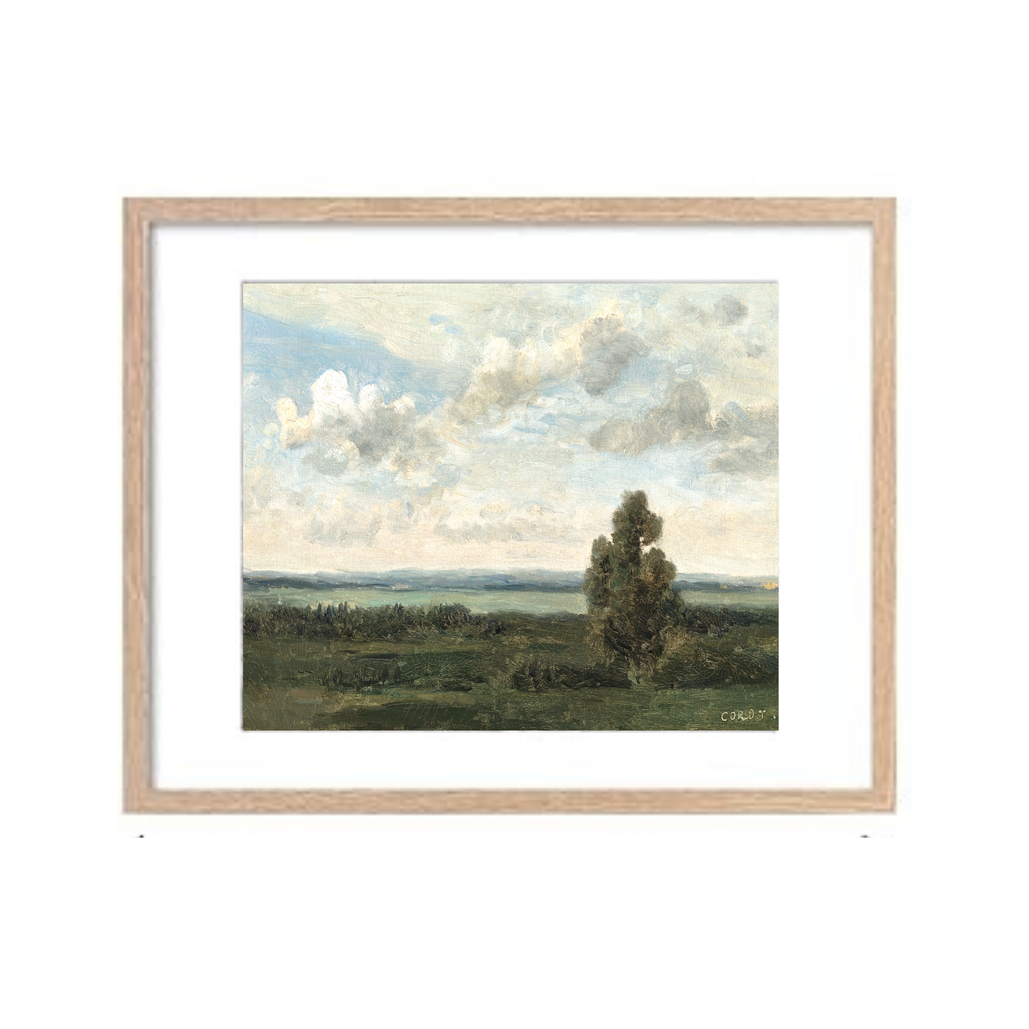 French Landscape Framed Print 11x14