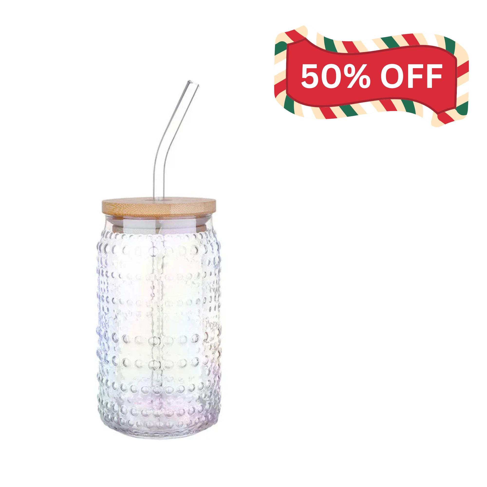 Glass Hobnail Tumbler - Clear