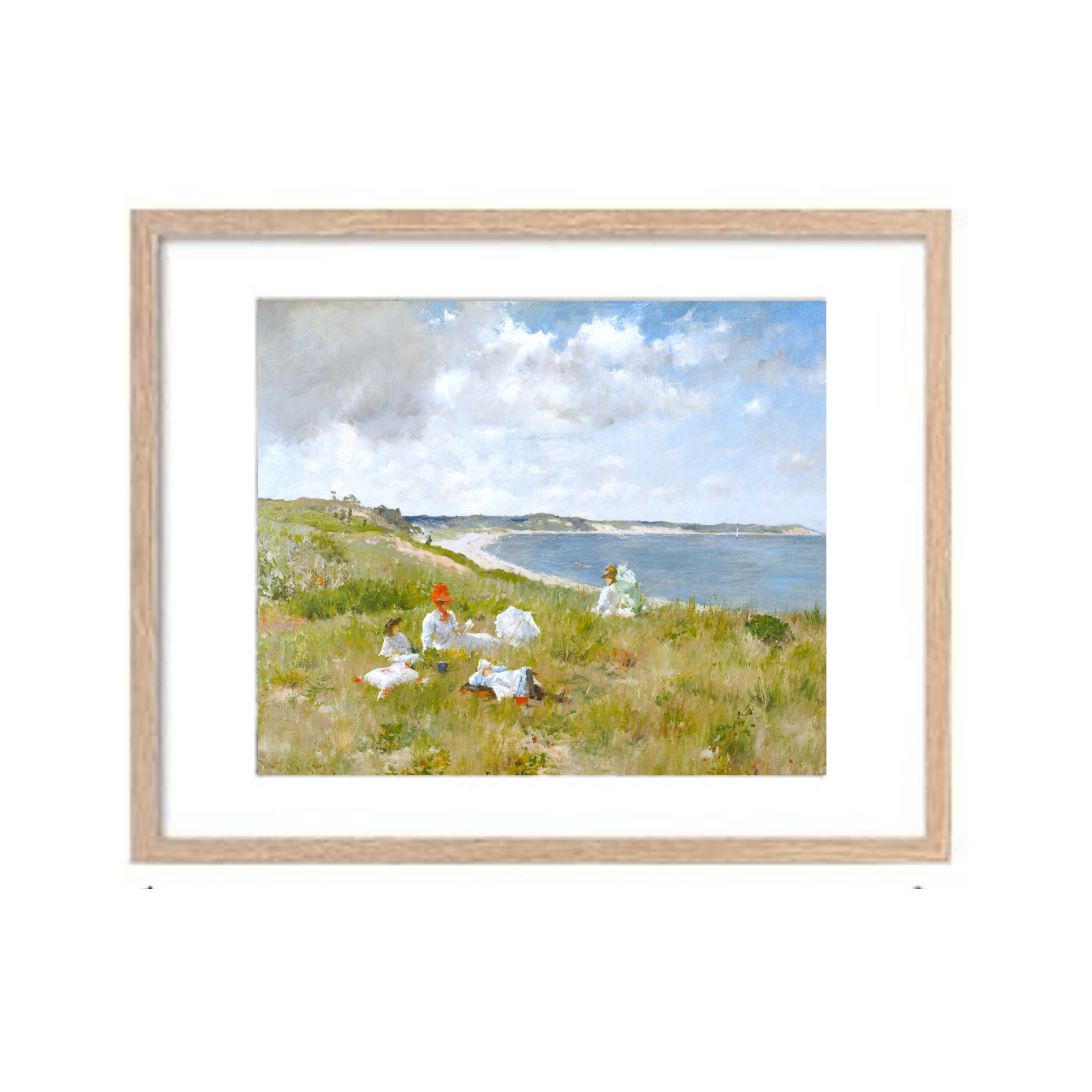Idle Hours Coastal Landscape Framed Print 11x14