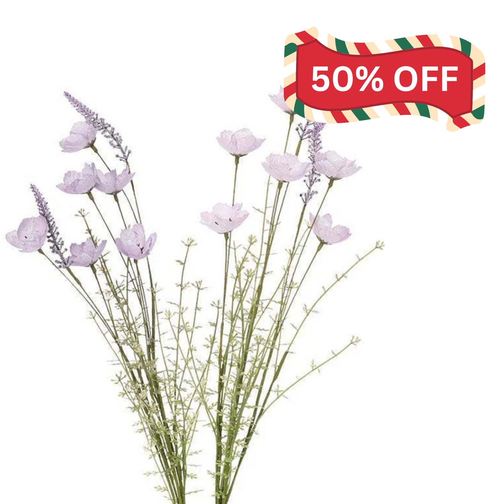 Lavender & Flower Spray 23"