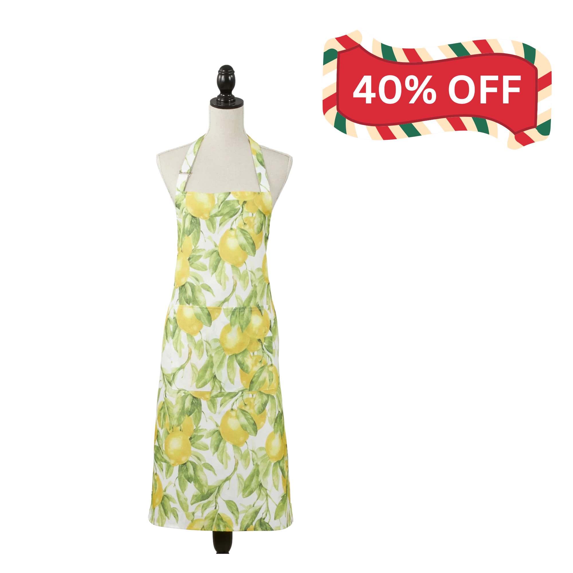 Lemon Print Apron