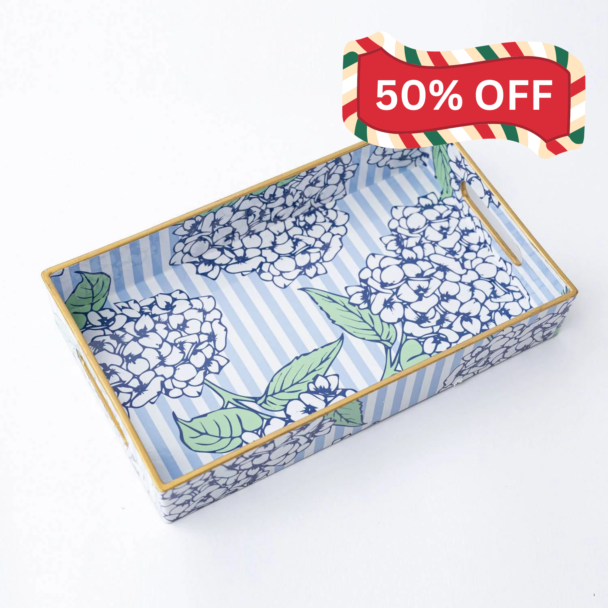 Hydrangea Garden Vanity Tray