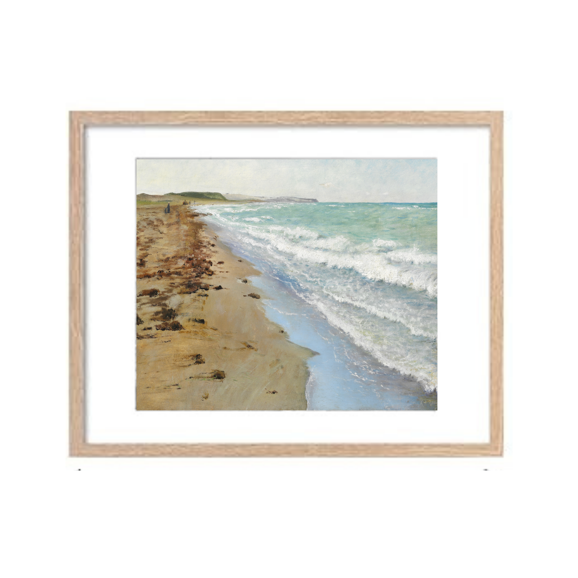 View from the Beach Framed Print 11x14