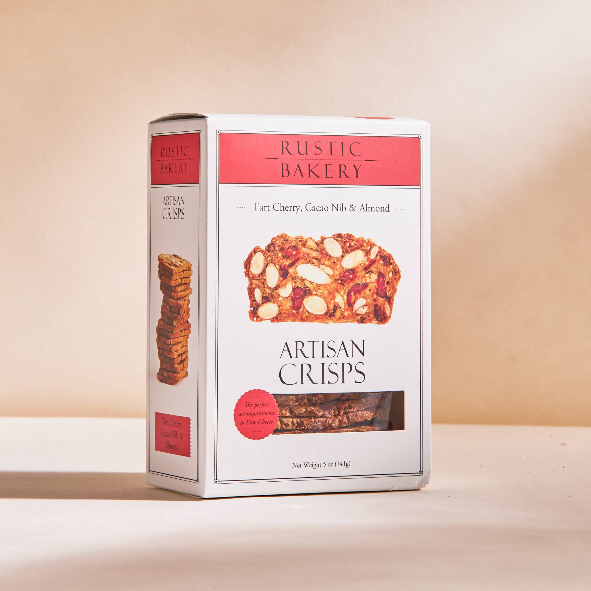 Rustic Bakery Tart Cherry, Cacao Nib & Almond Artisan Crisps