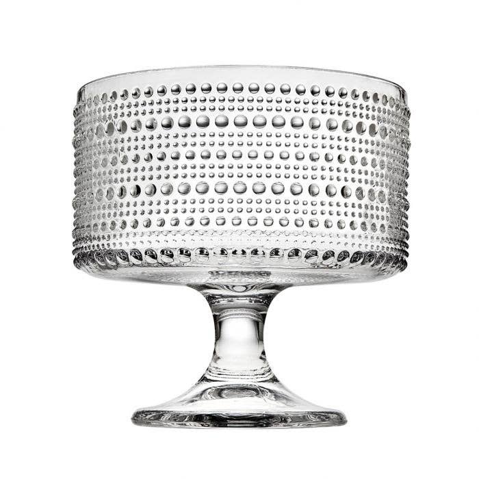 Hobnail Glass Trifle Bowl