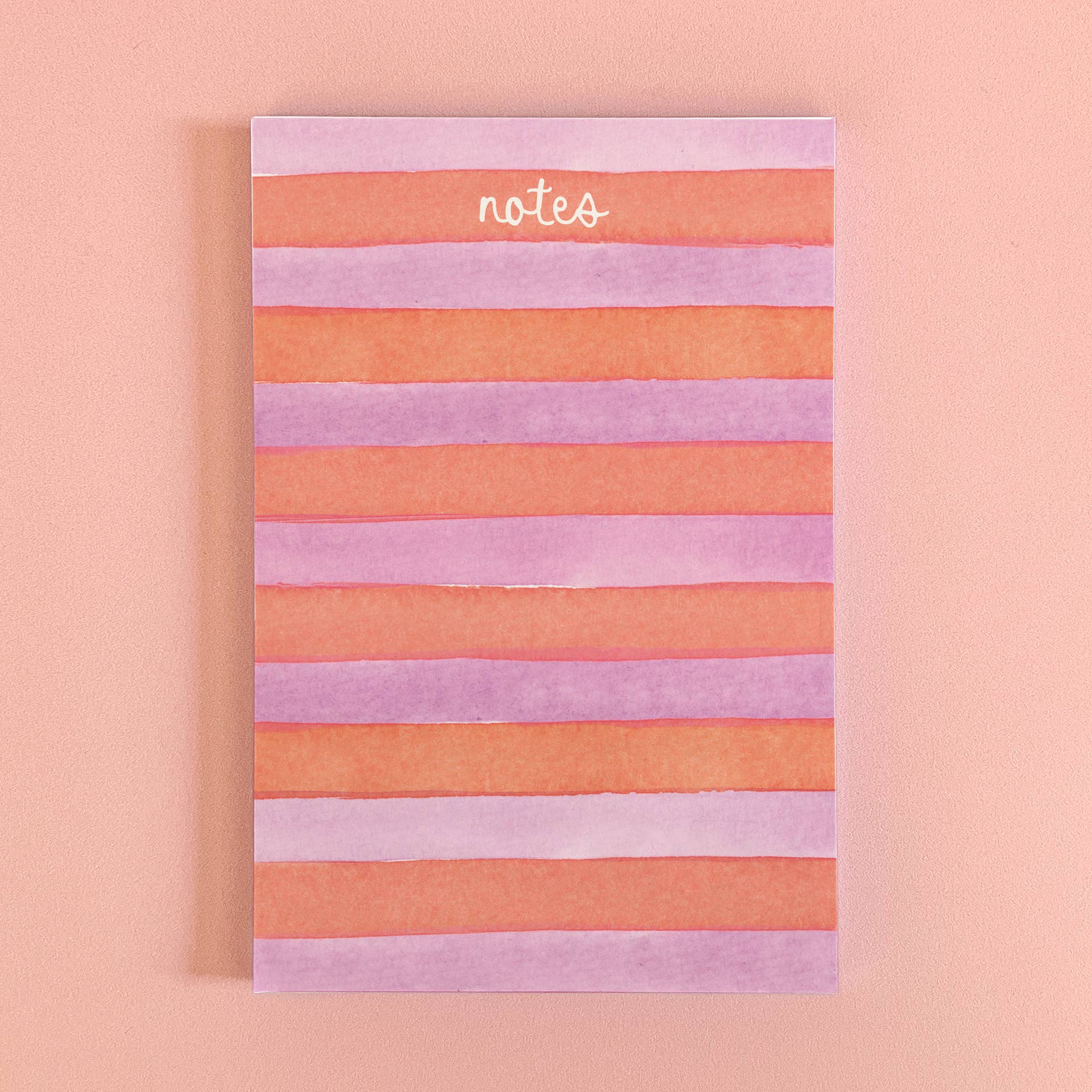 Orange & Purple Colorblock Notepad
