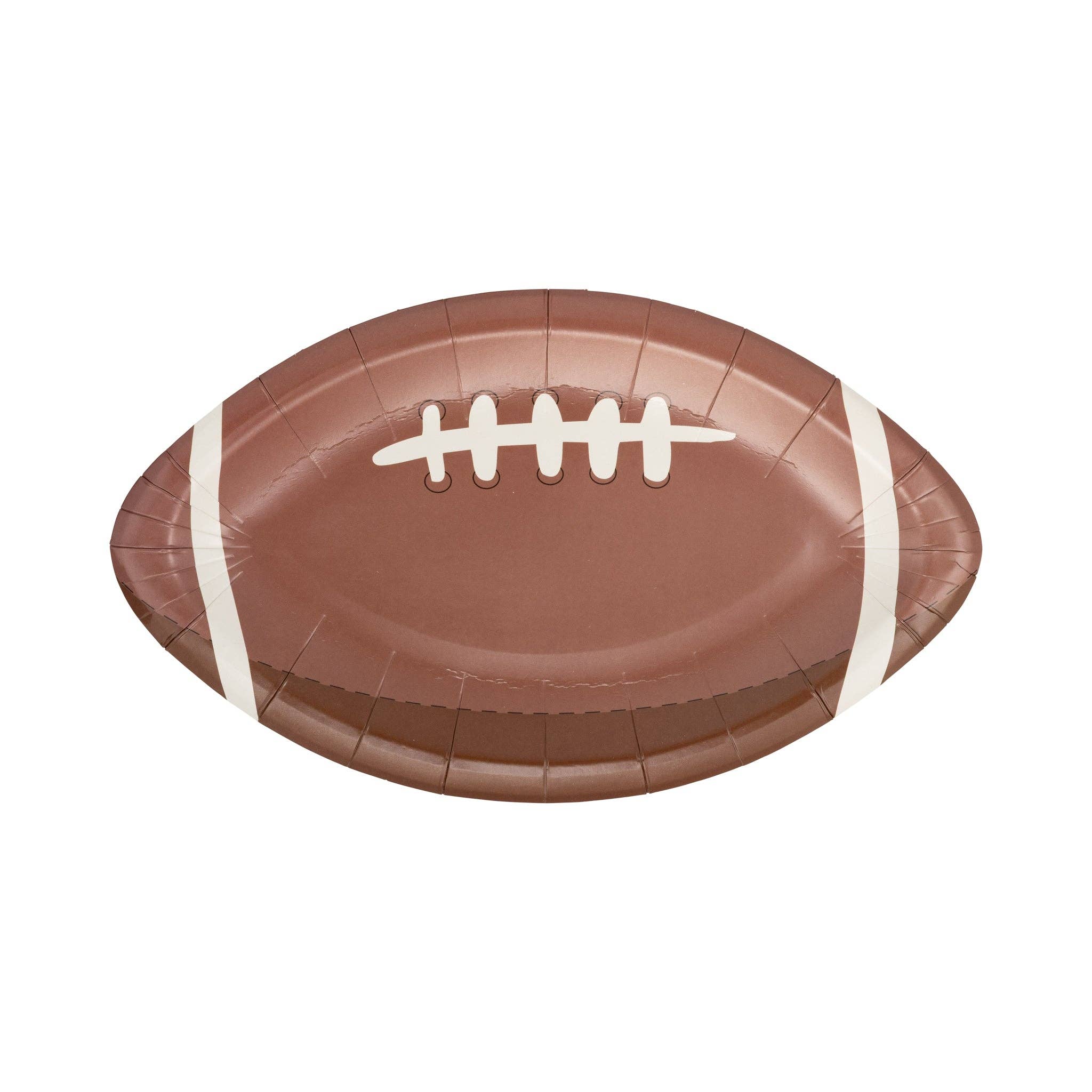 Football Shaped Paper Plates