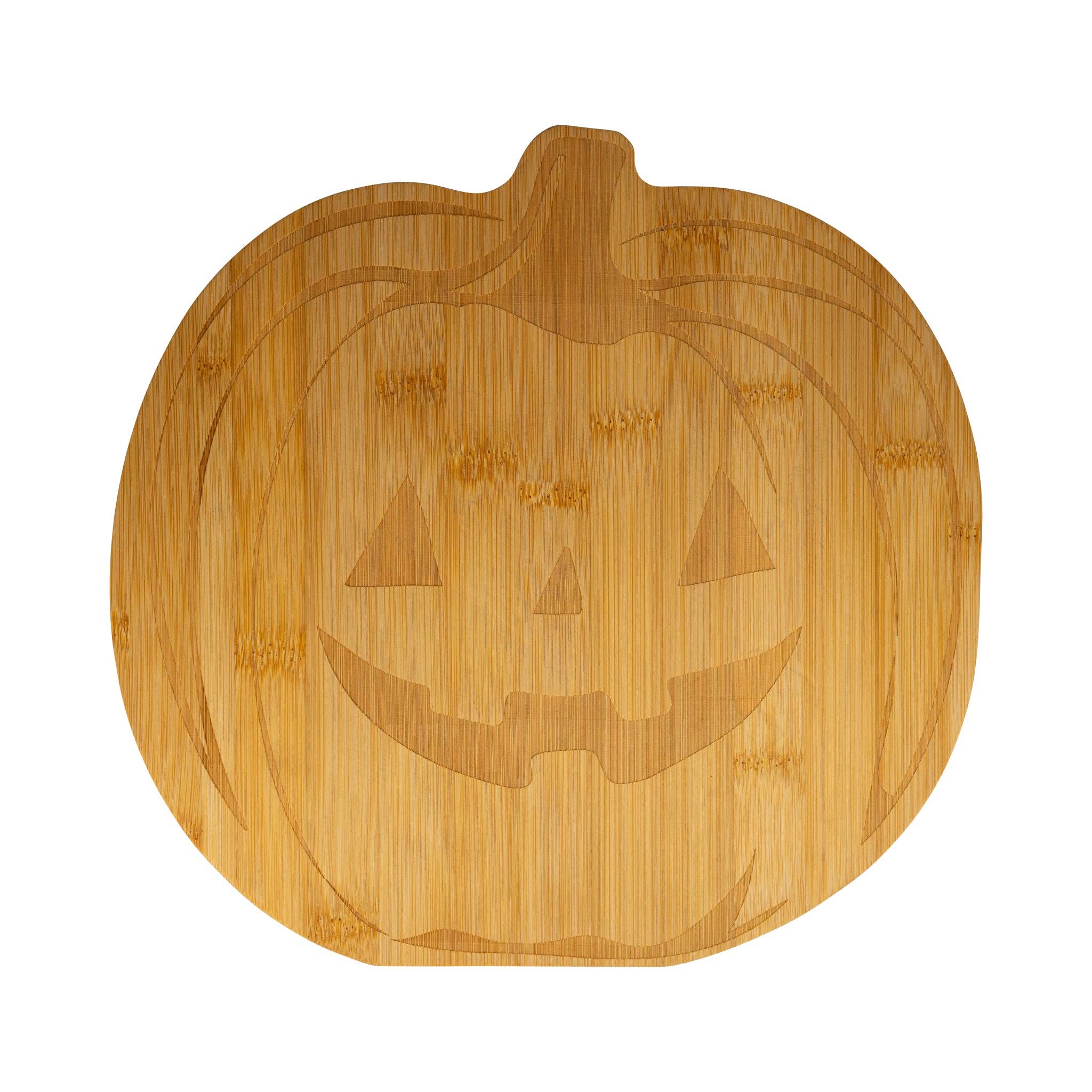 Pumpkin Laser-Engraved Bamboo Cutting Board