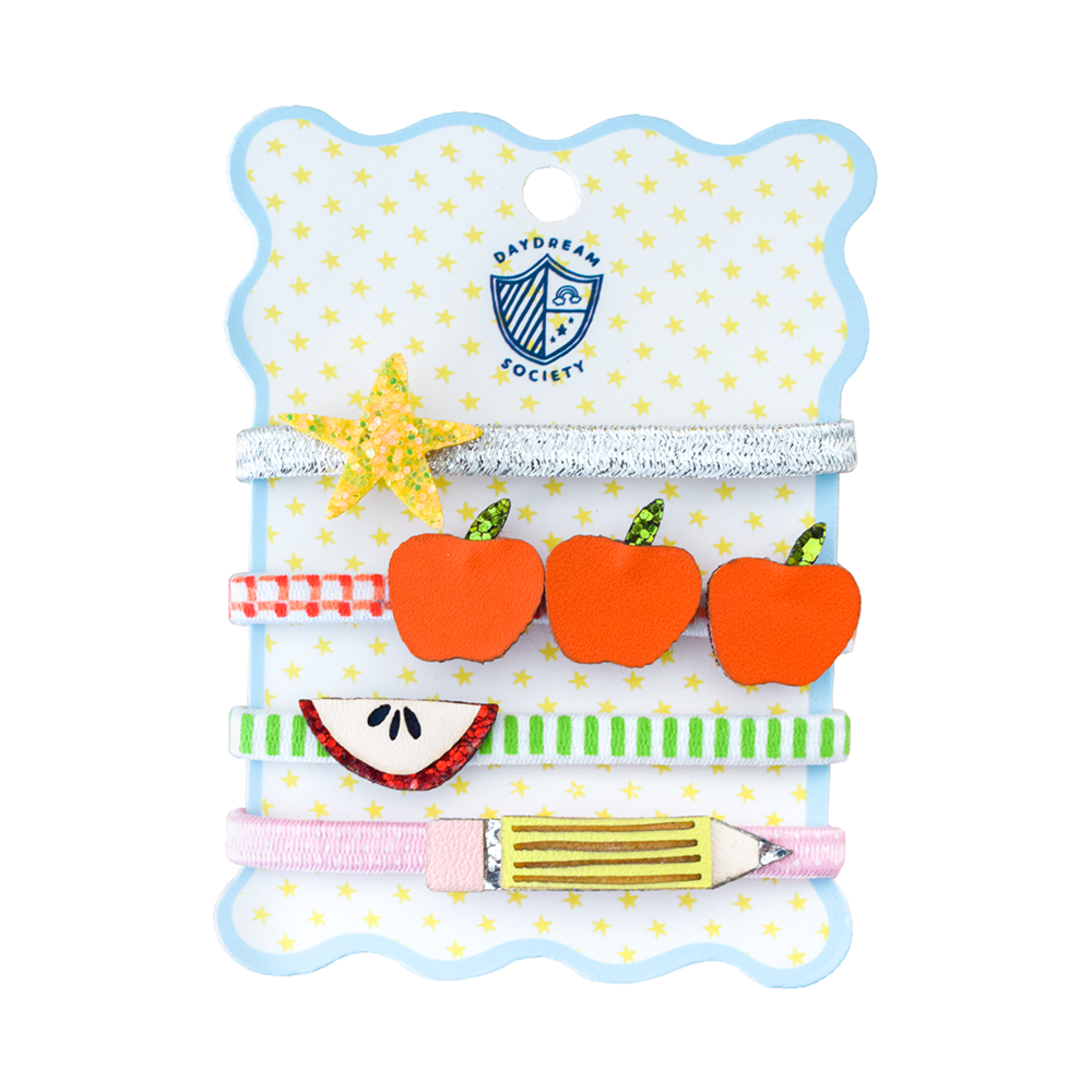 Smarty Pants Embellished Hair Tie Set