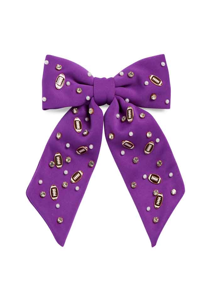 Game Day Charms Bow Clip