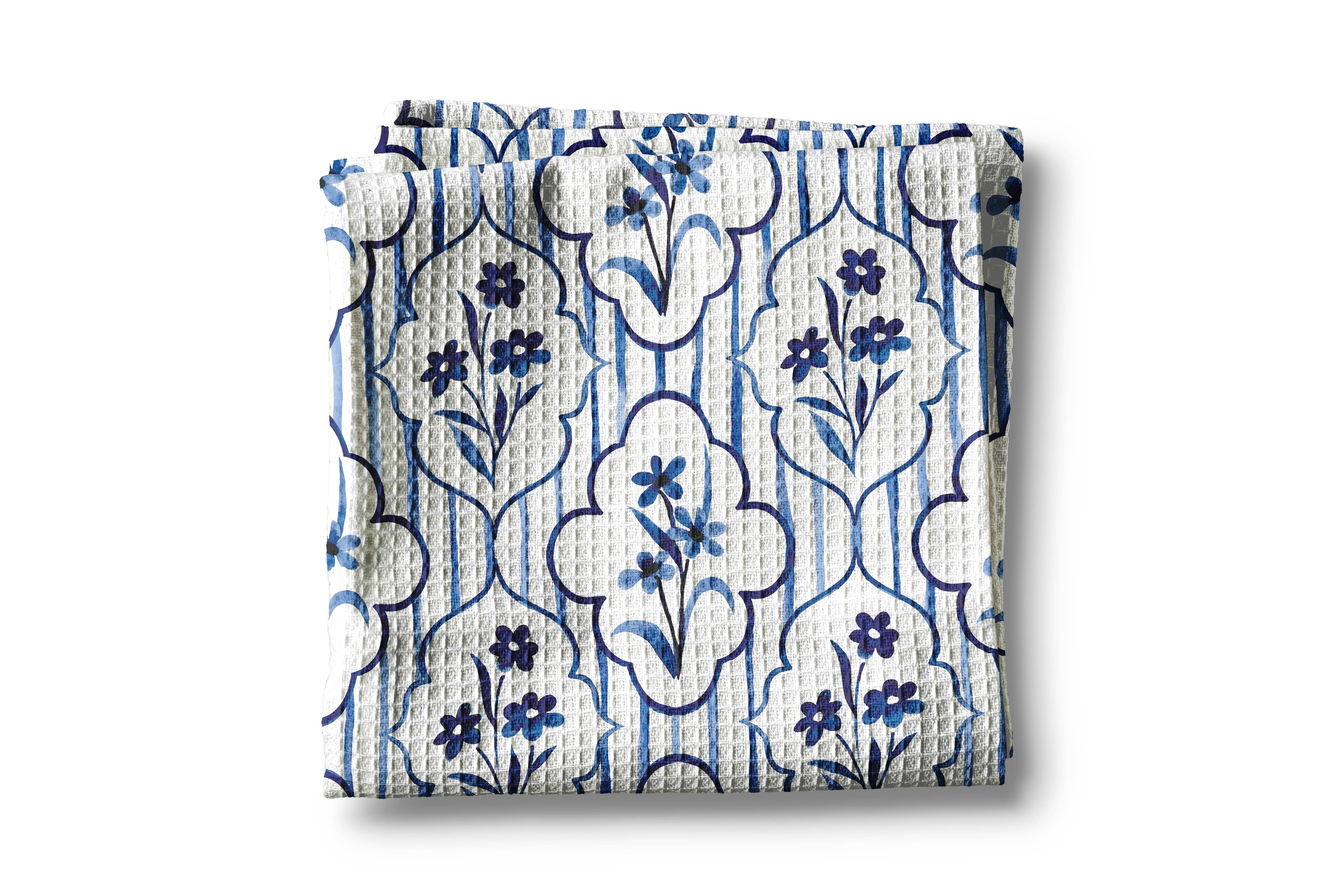 Chinoiserie Vase Kitchen Towel