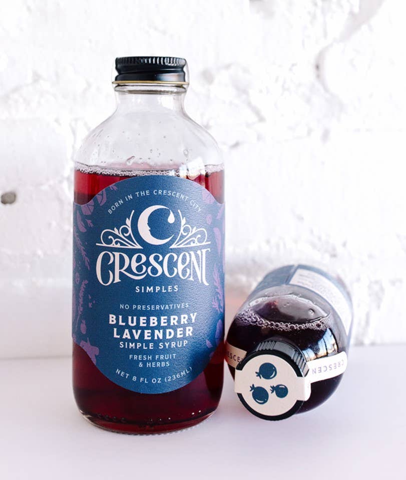 Blueberry Lavender Simple Syrup 8oz
