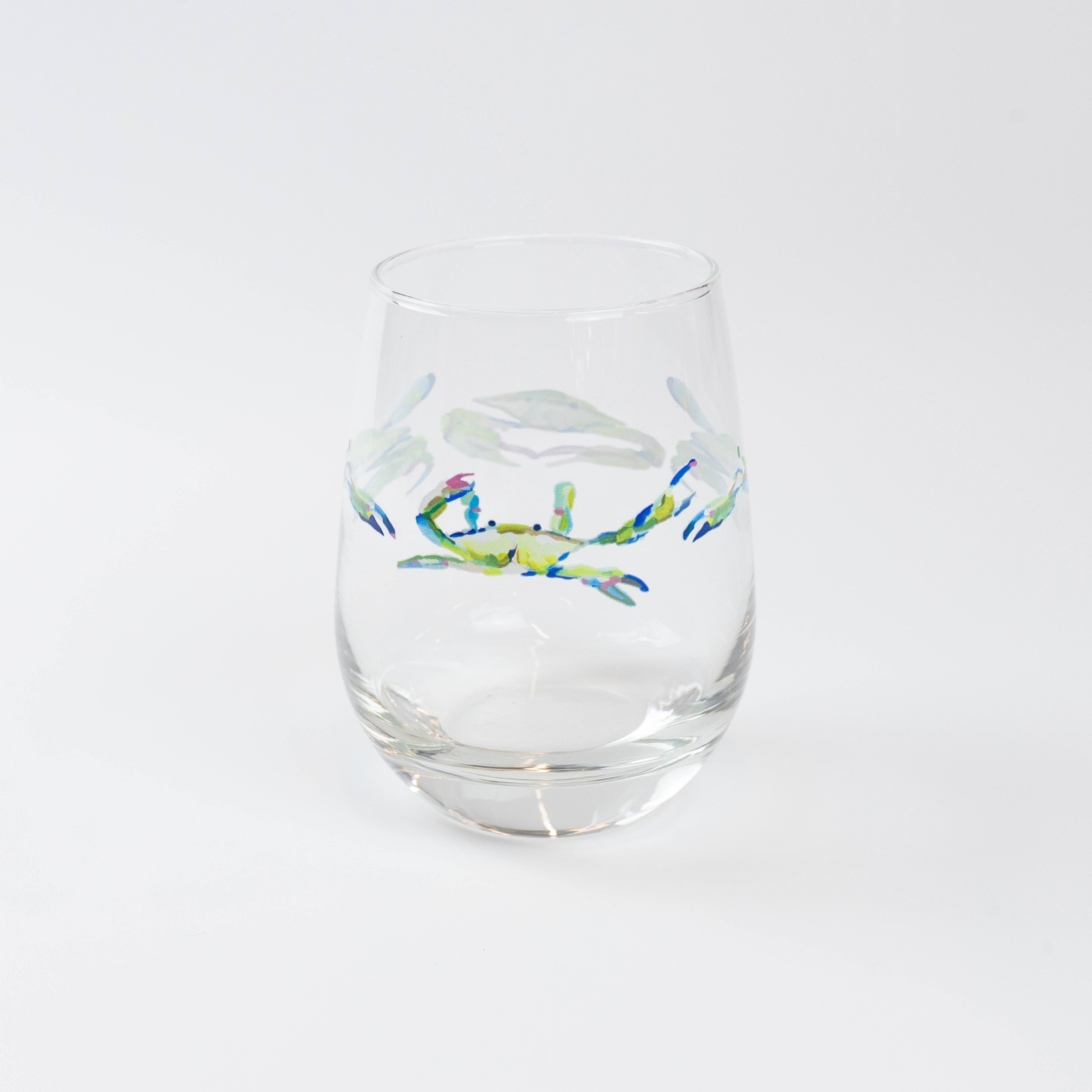 Wine Glass - Bay Blues