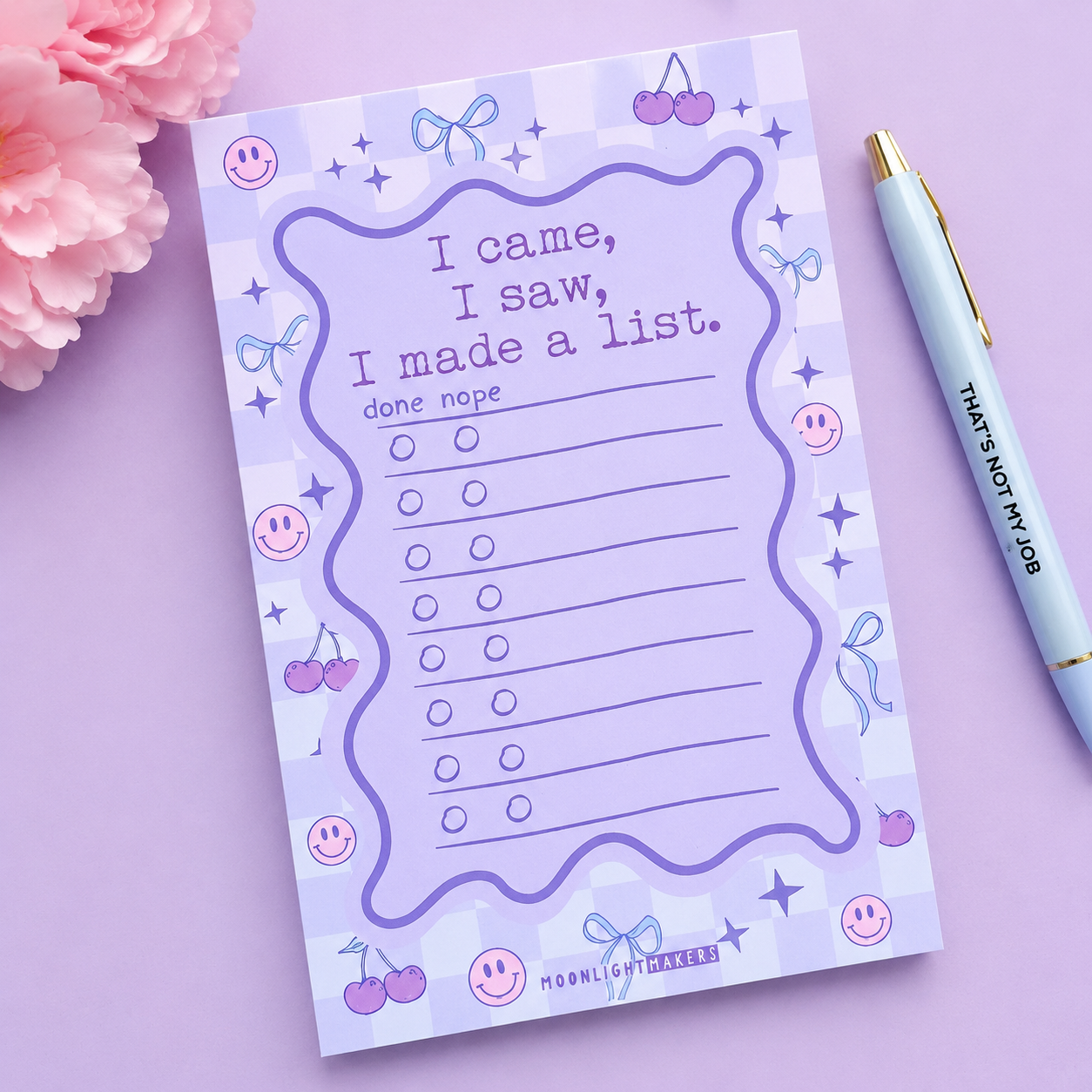 Retro List Maker Notepad