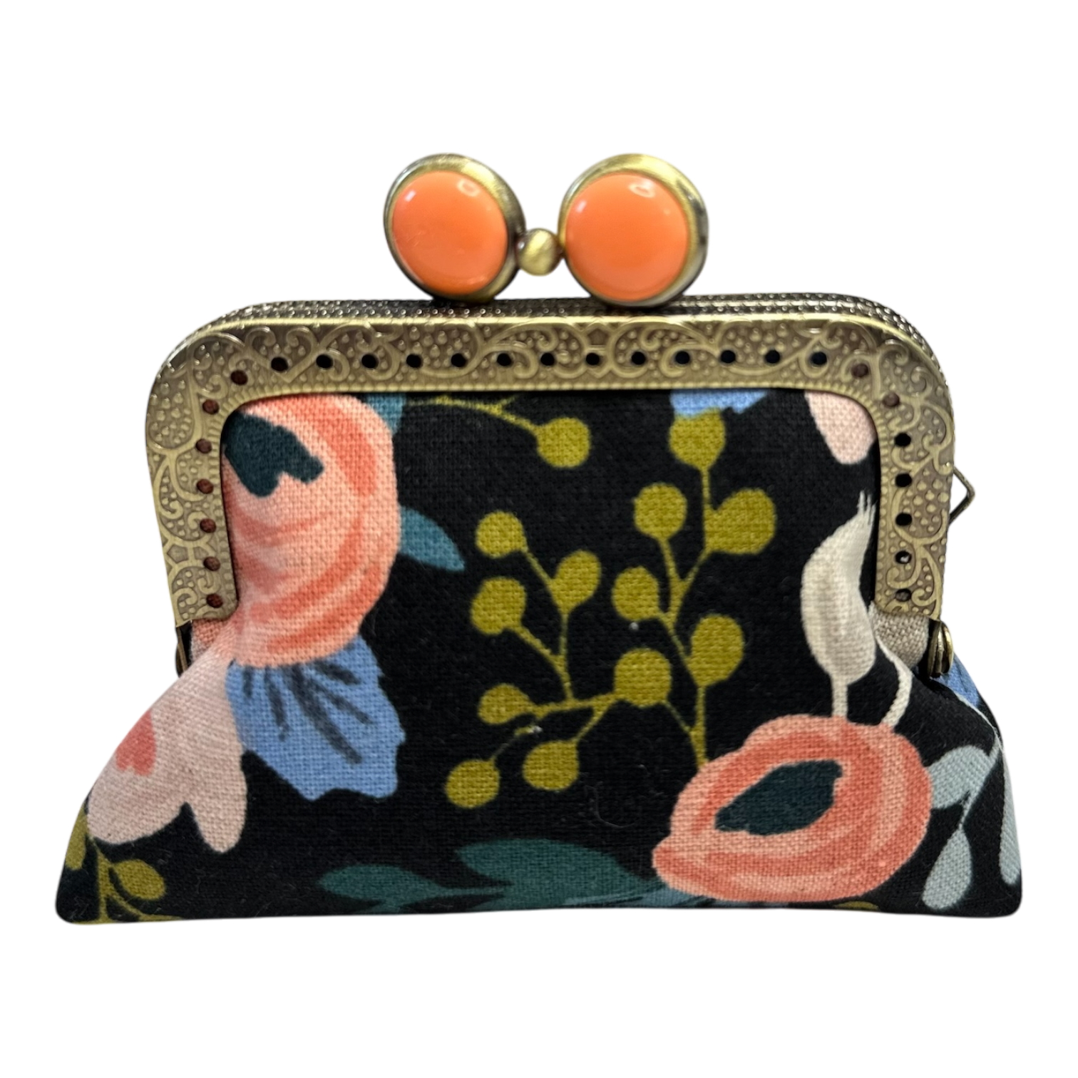 Peachy Pink Rosa Mini Clutch