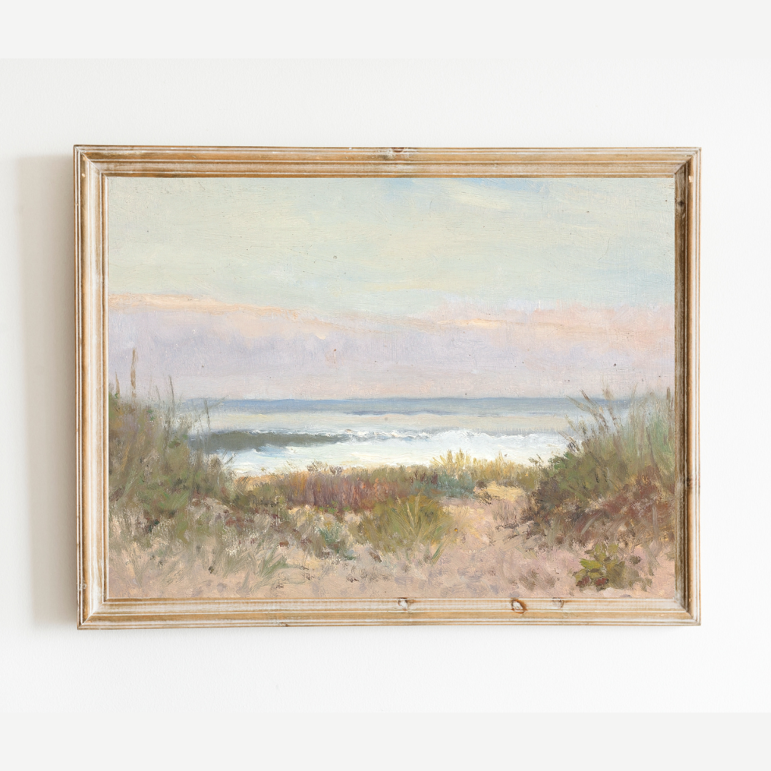 Beach Antique Print 8x10