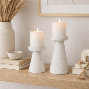 Dolomite Candle Holders