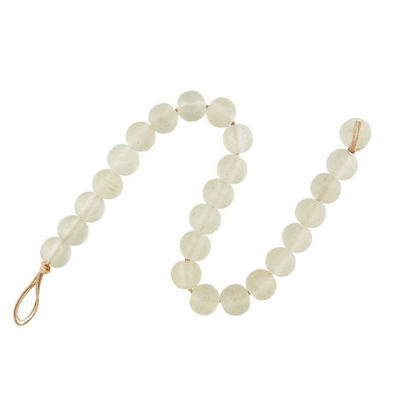 Glass Decor Beads - Clear