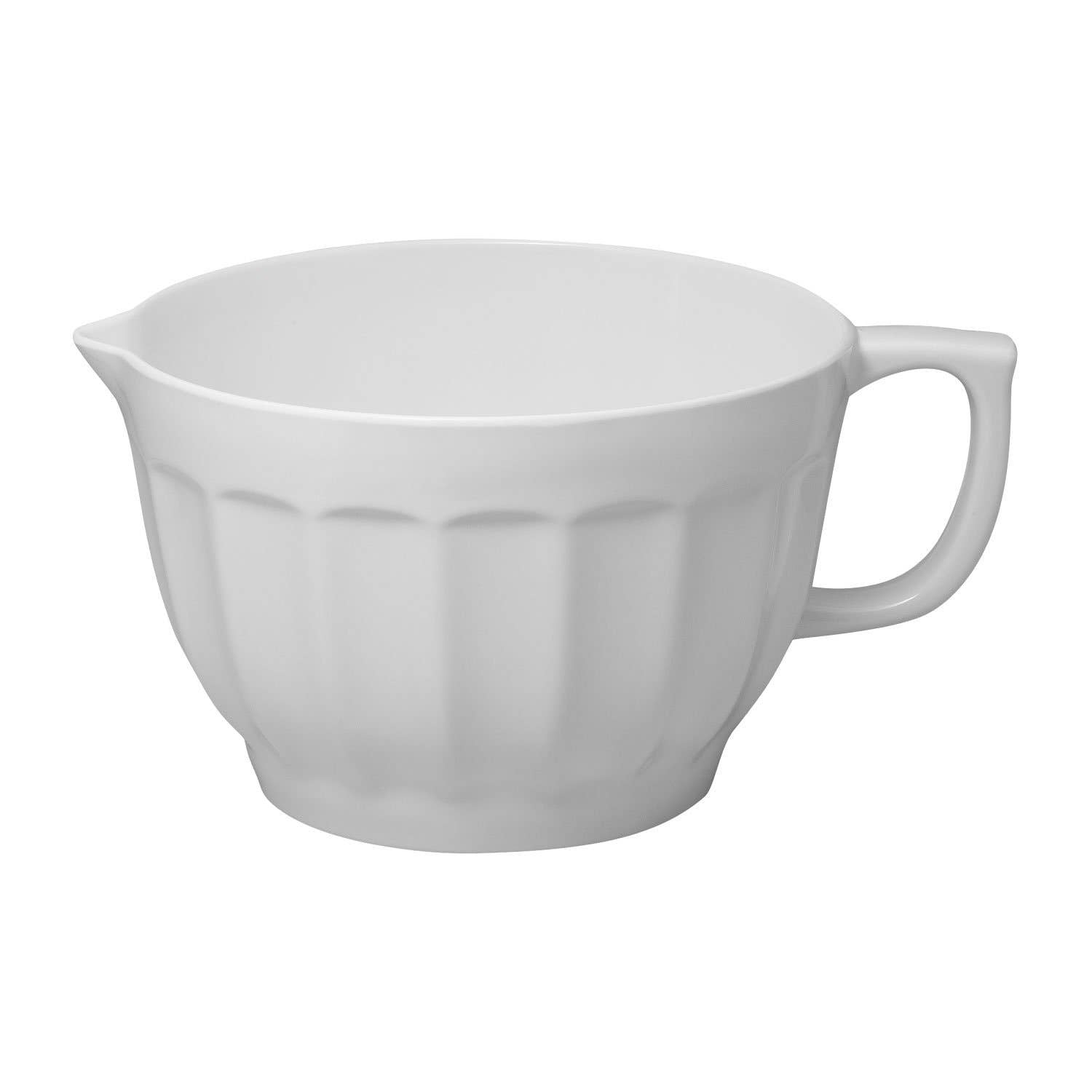 White Melamine Batter Bowl