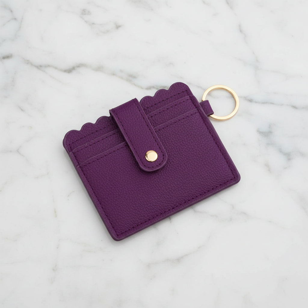 Multi-Card Wallet with Keychain & Coin Pocket