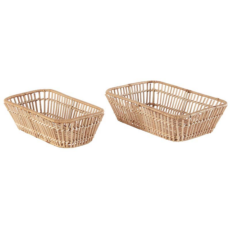 Chestnut Rattan Tray
