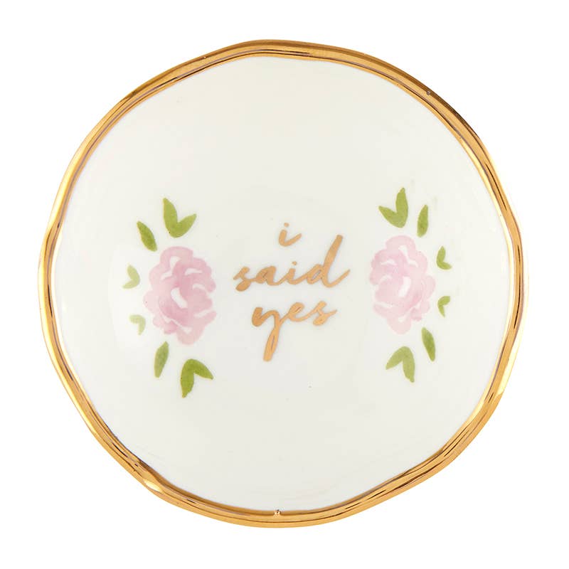 I Said Yes Ring Dish