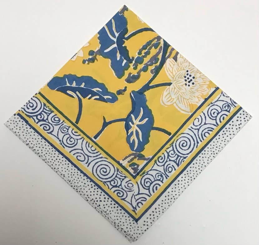 Napkins - Asian Lotus Yellow