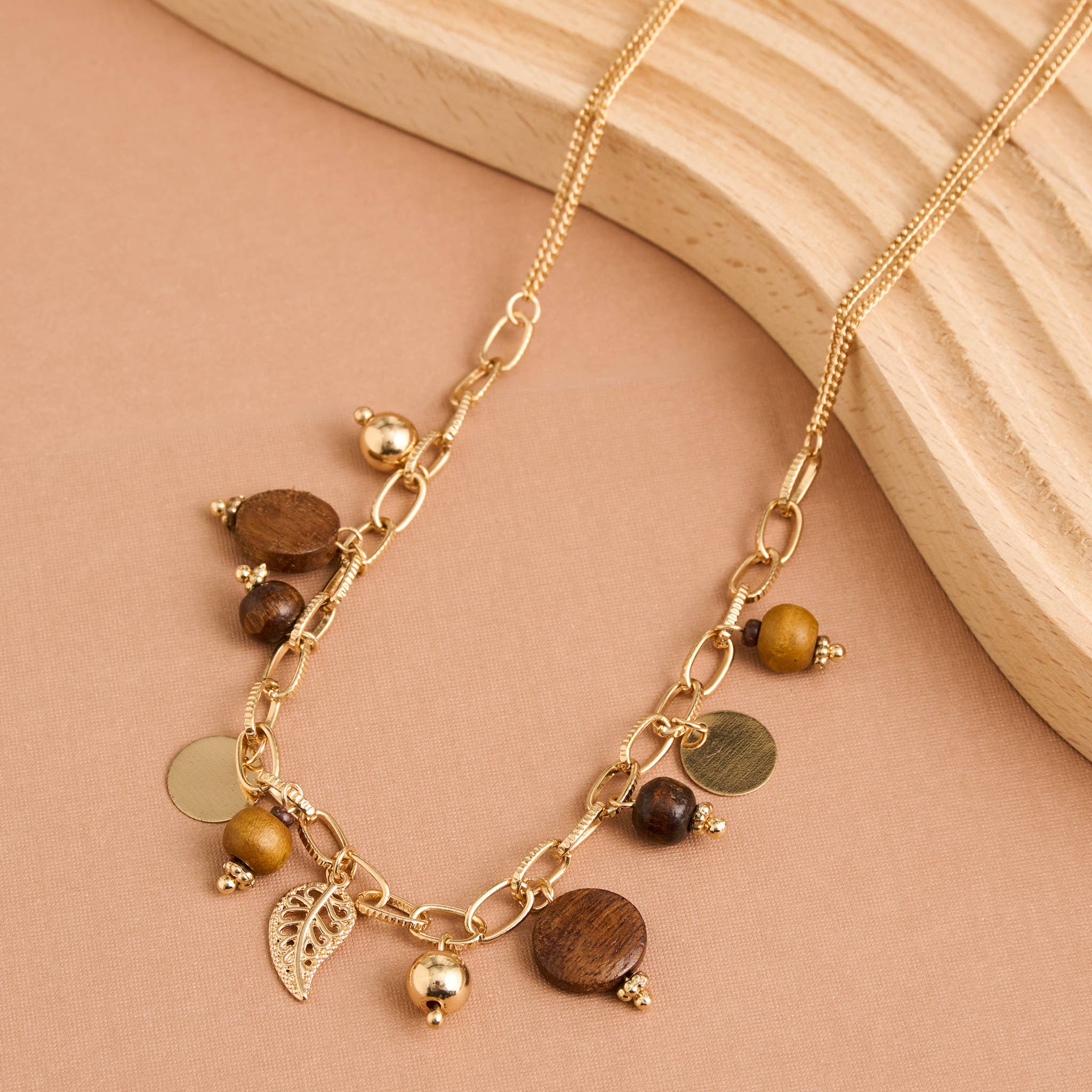Multi-Charm Collar Necklace