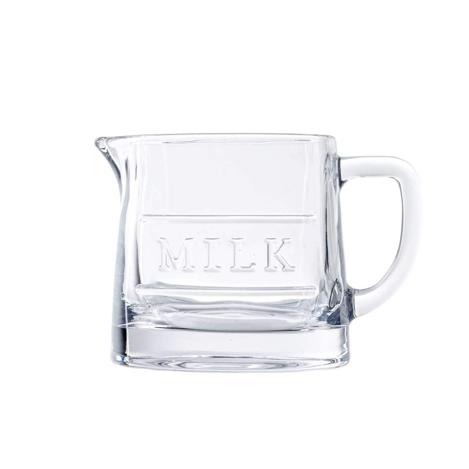 Glass Milk Pitcher 8oz