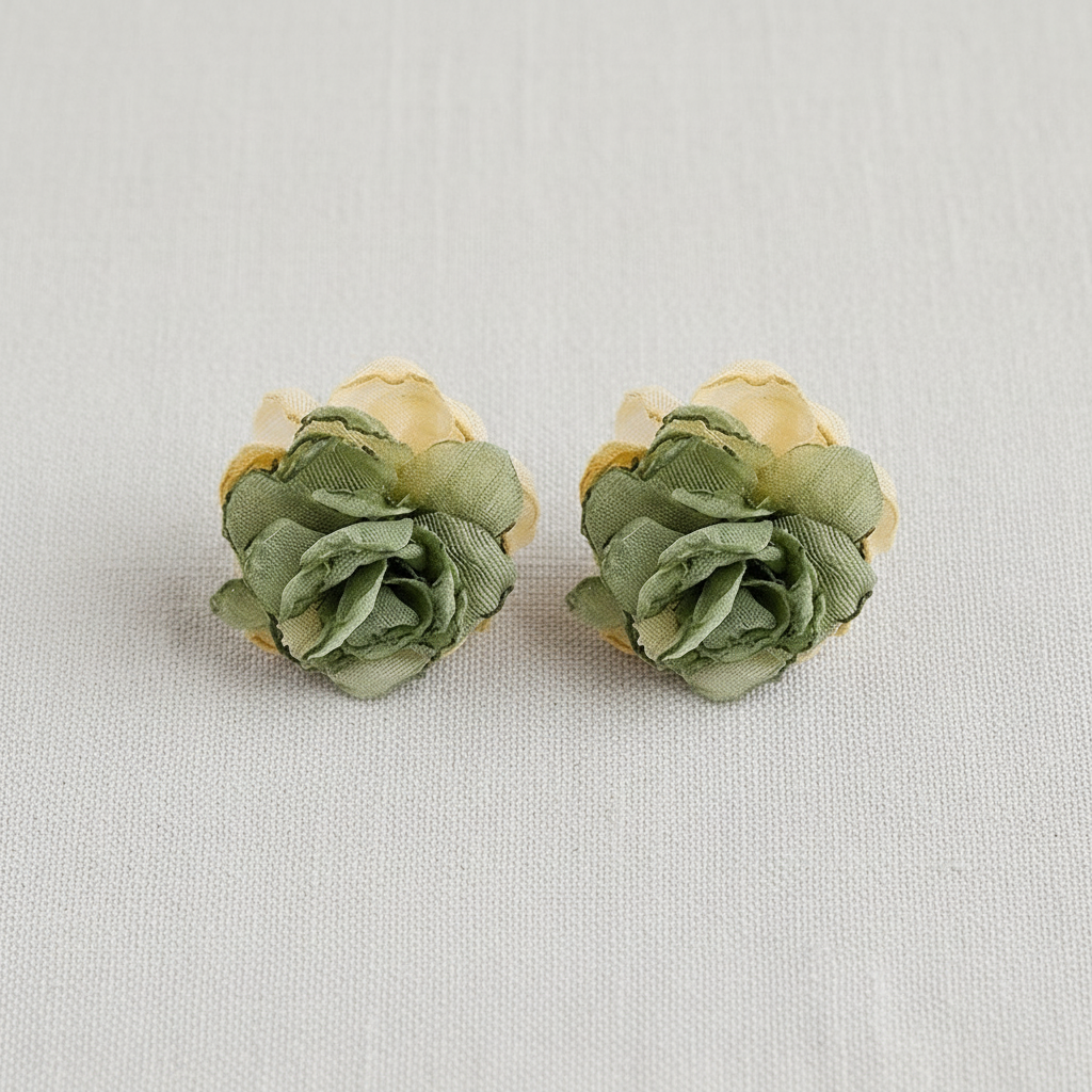 Lace Flower Handmade Earrings