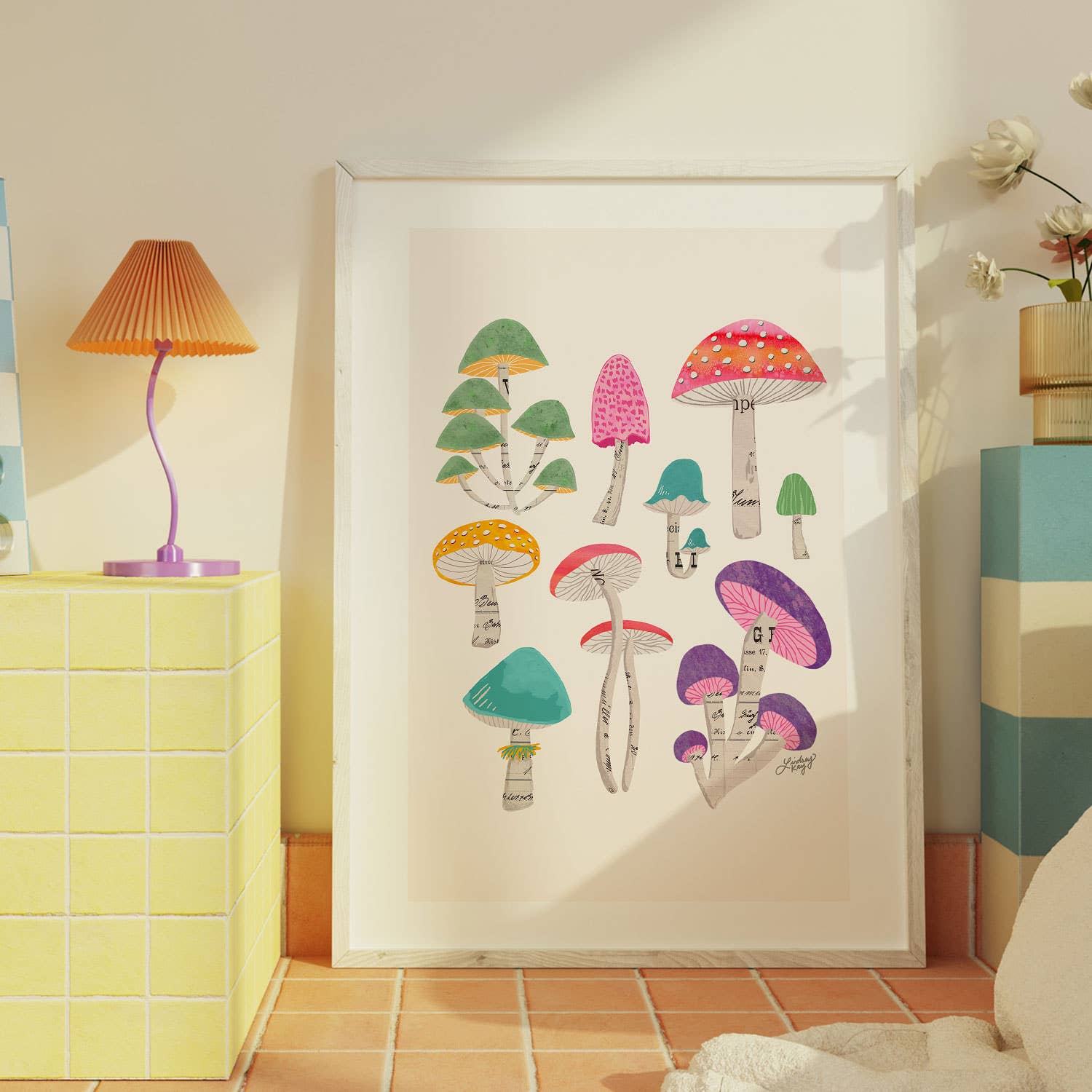 Mushrooms - Art Print