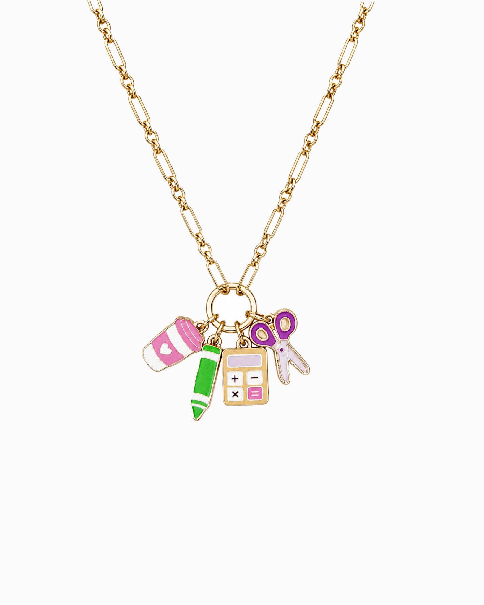 Back to School Charm Necklace