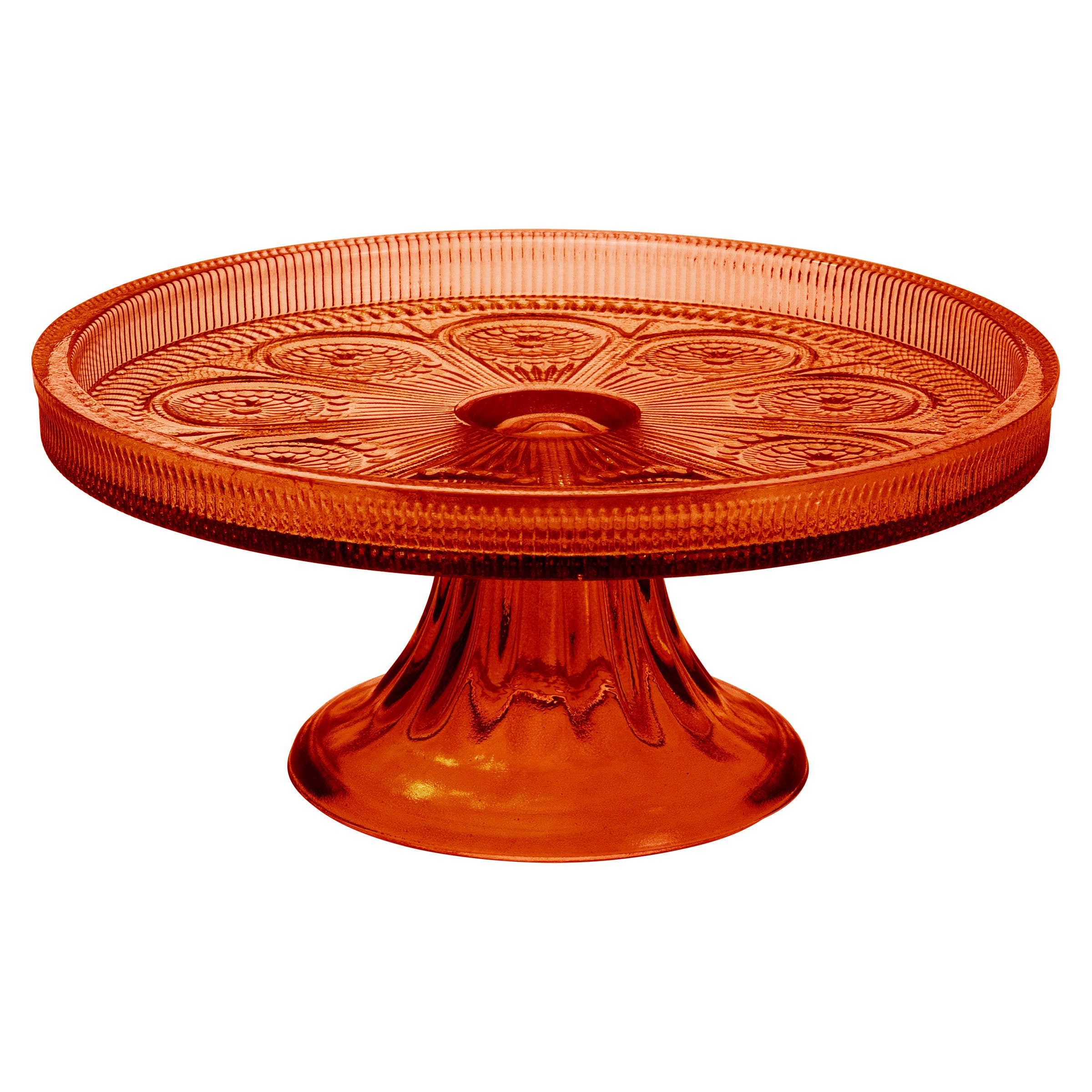 Umber Glass Cake Stand