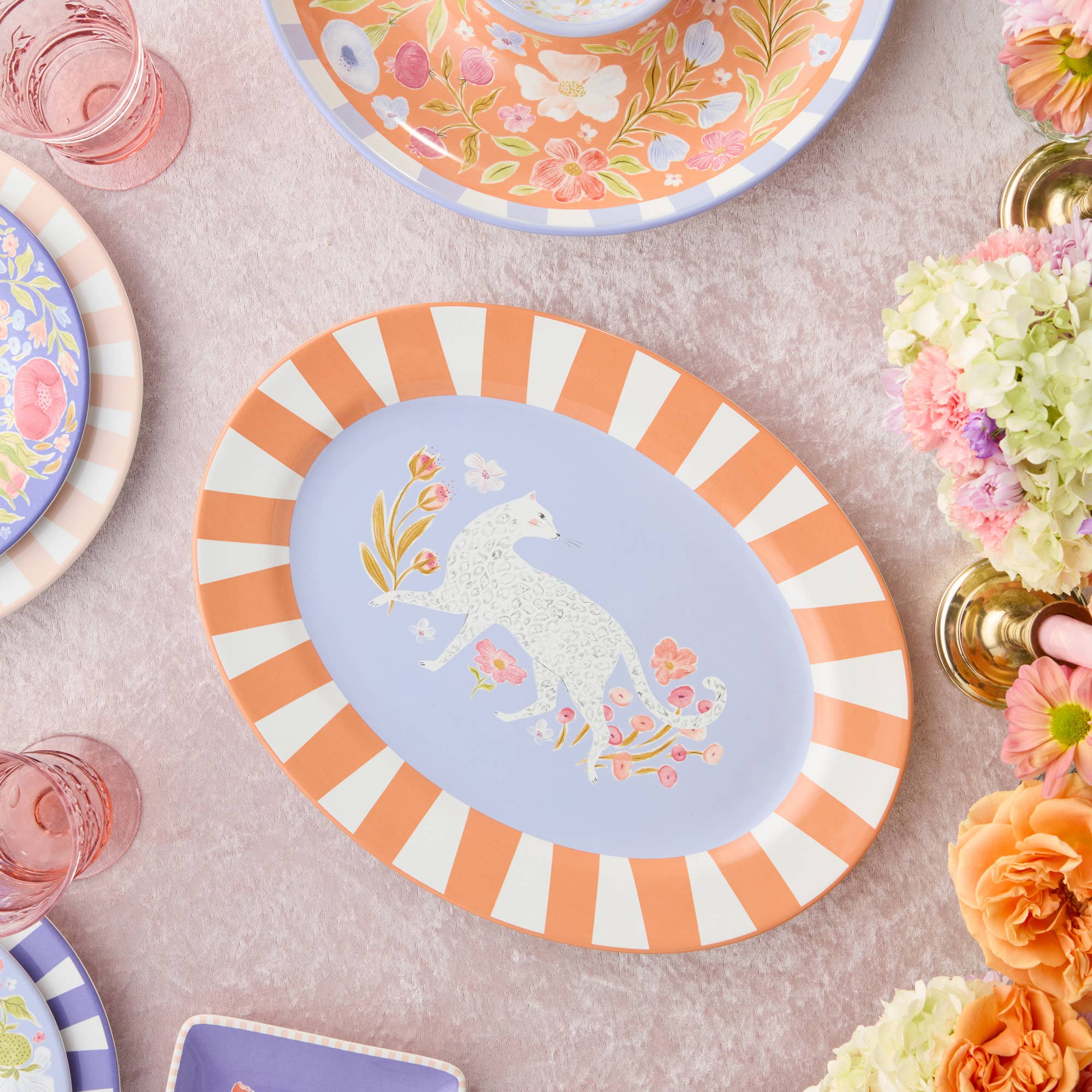 Menagerie Oval Platter