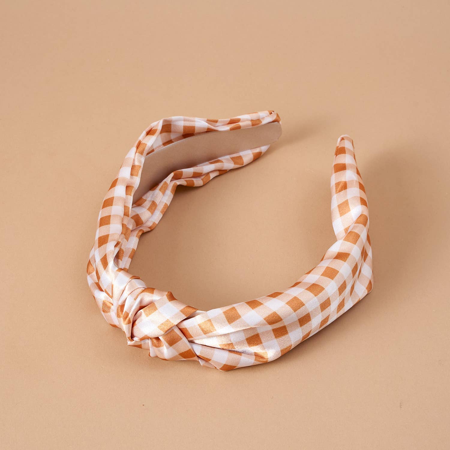 Maple Gingham Classic Twist Headband