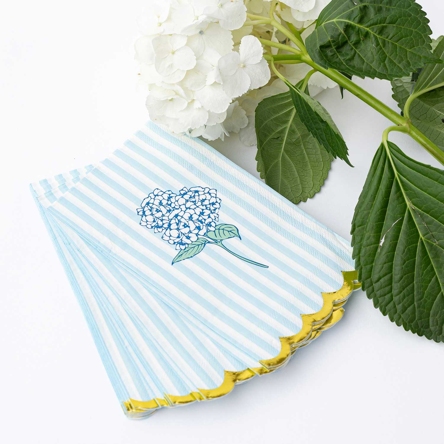 Hydrangea Paper Guest Towels