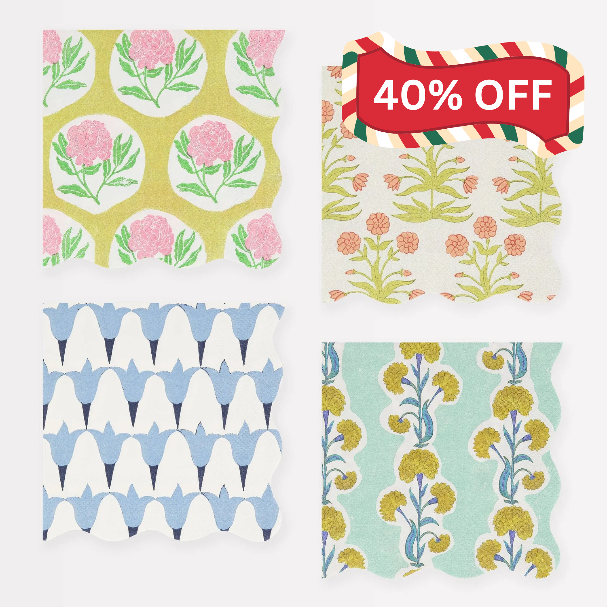 Meri Meri x Molly Mahon Paper Napkins